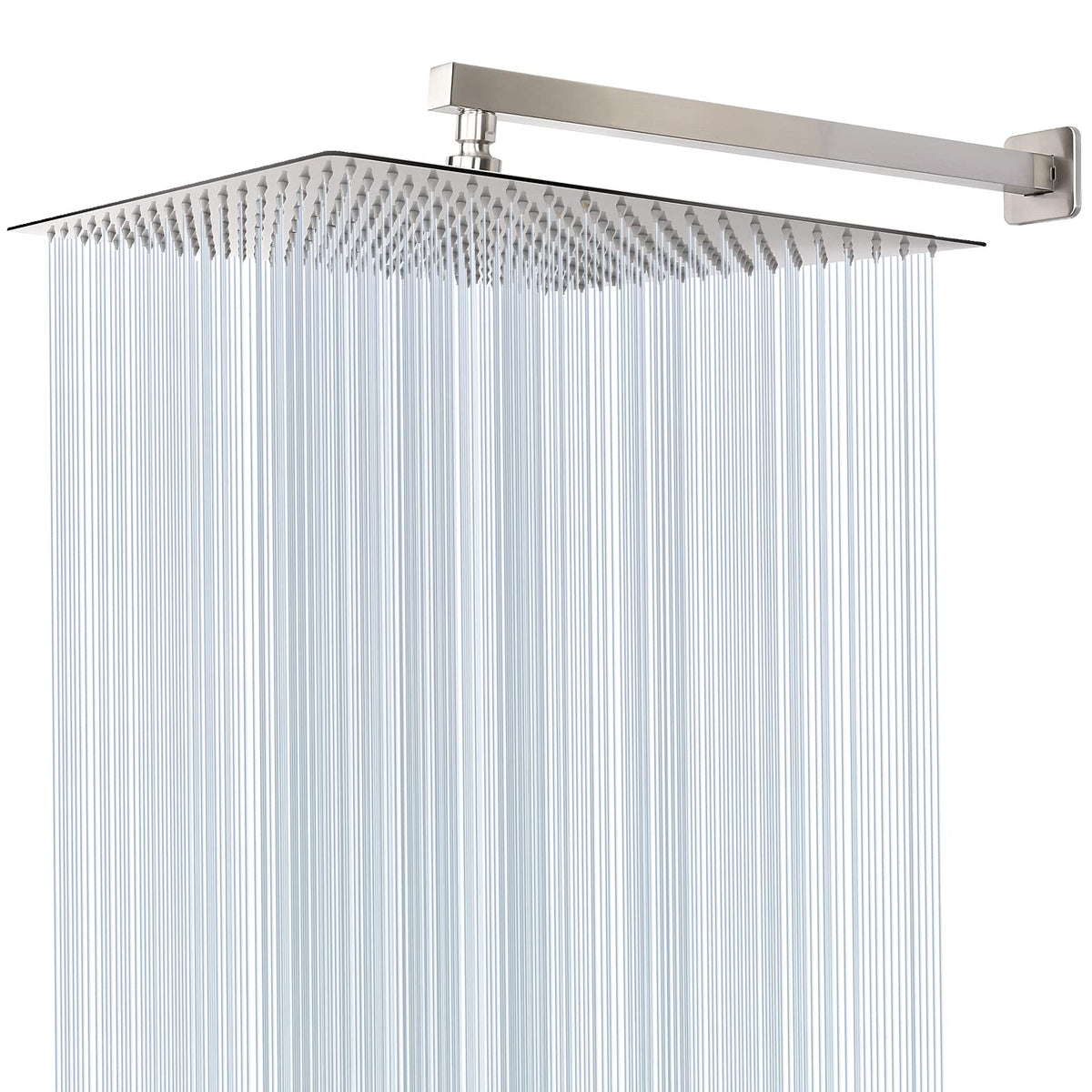 Shower Head with Extension Arm (16'' Shower with 20'' Arm / Brushed Nickel)