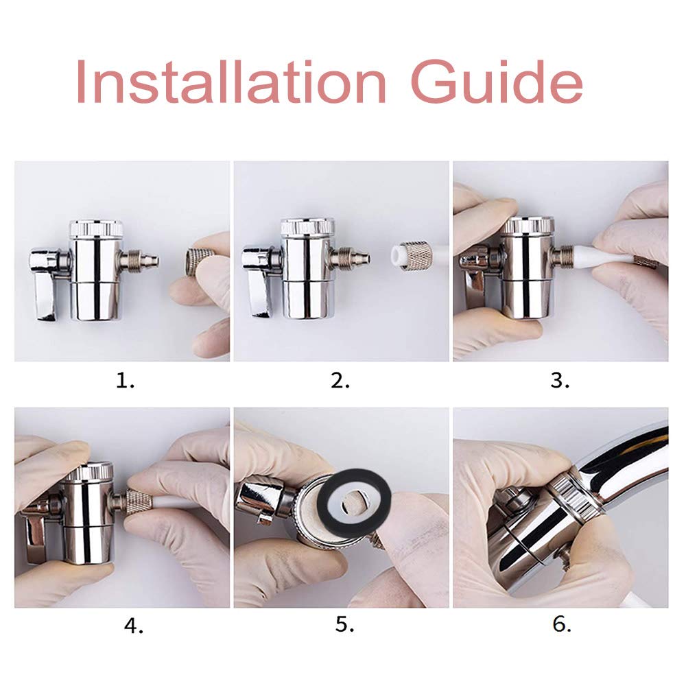 Diverter Valve With Aerator M22 Female Thread (Fits Single Way 1/4" OD Tubing)