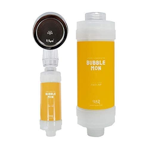 BUBBLEMON [Suitable for any shower head] Vitamin C Shower Filter (Yellow (Lemon color))