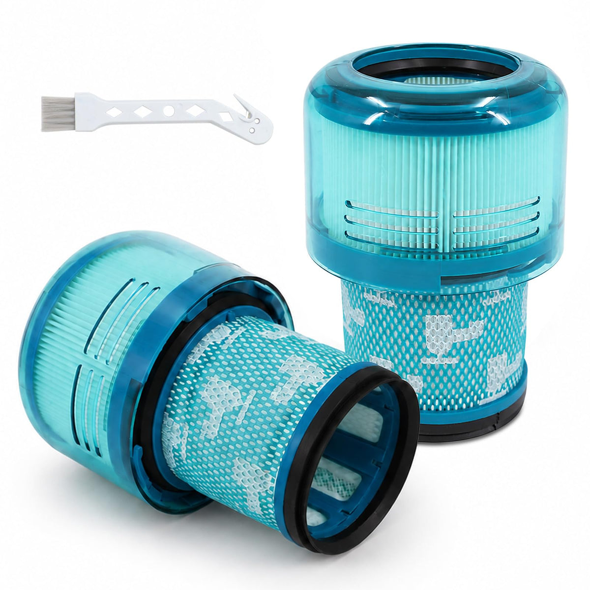 2 Pack V11 Vacuum Filter Replacement Fit for V11 V15 Cordless Vacuum (V11 V15 Blue / 2P)