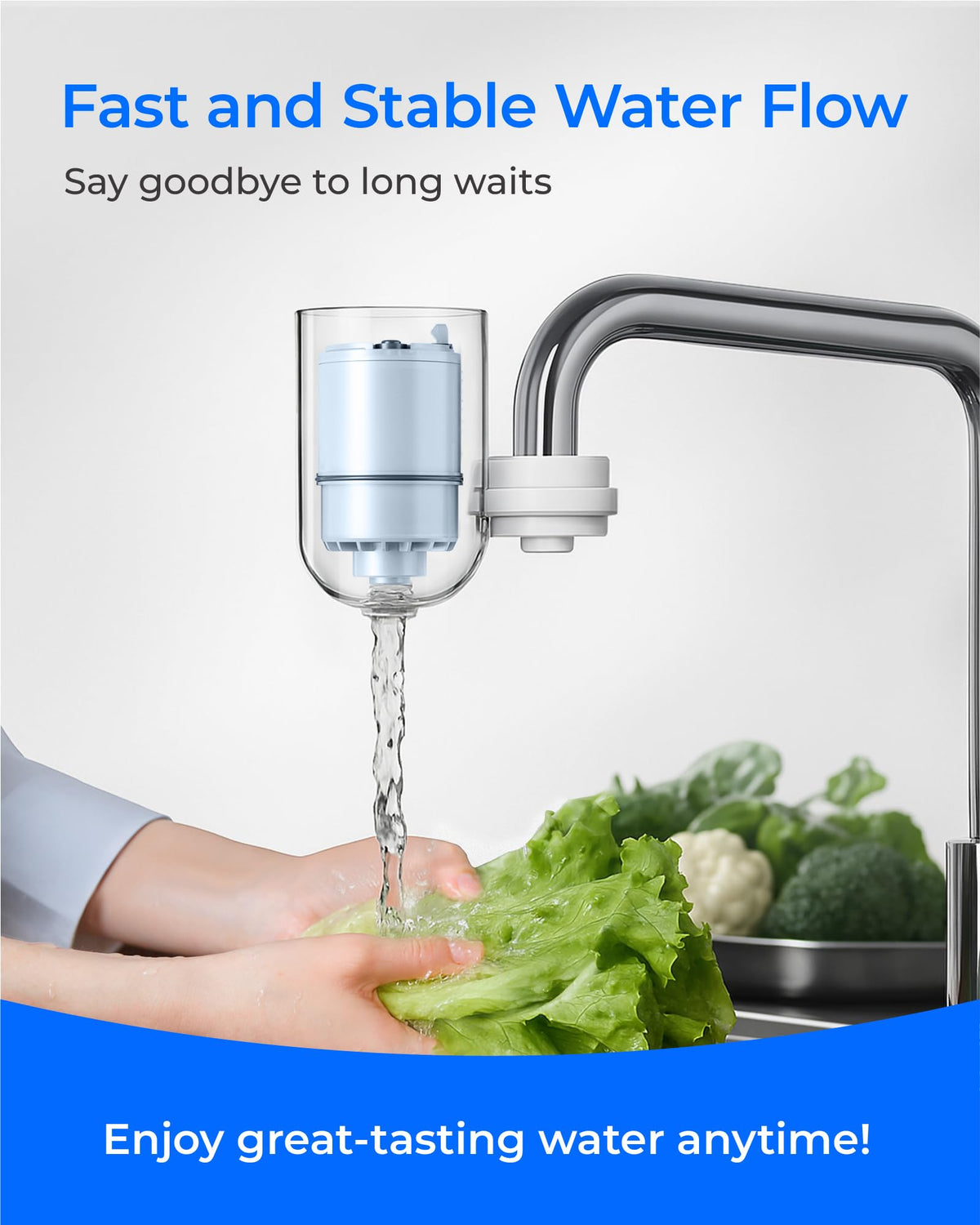 Alkaline] Waterdrop CF08D Faucet Water Filter