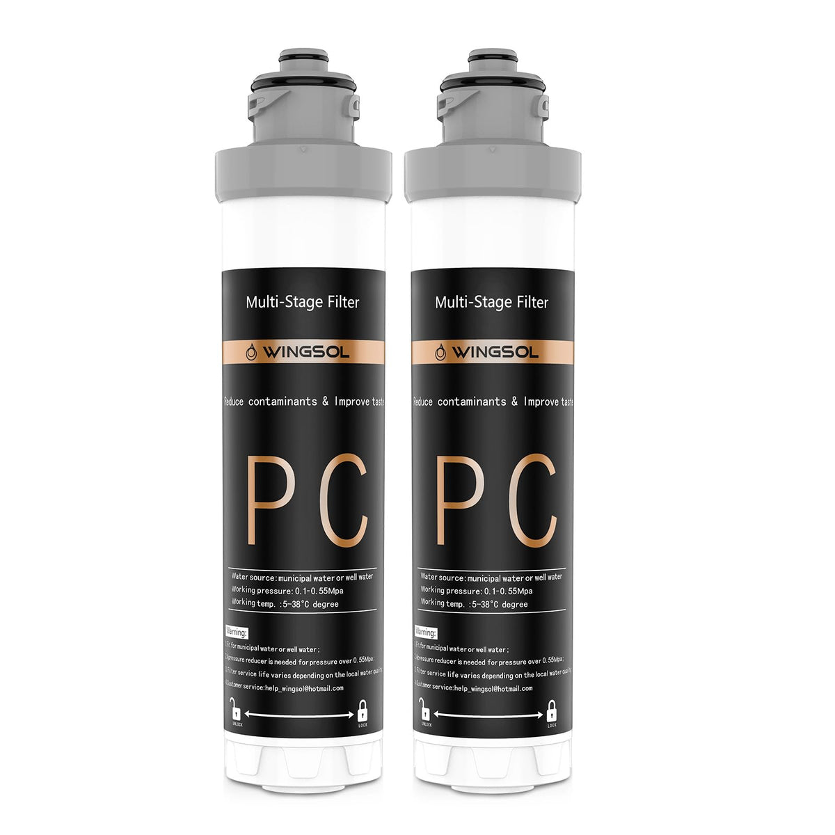 Under Sink Water Filter System with Chrome Faucet (Replacement Filter)