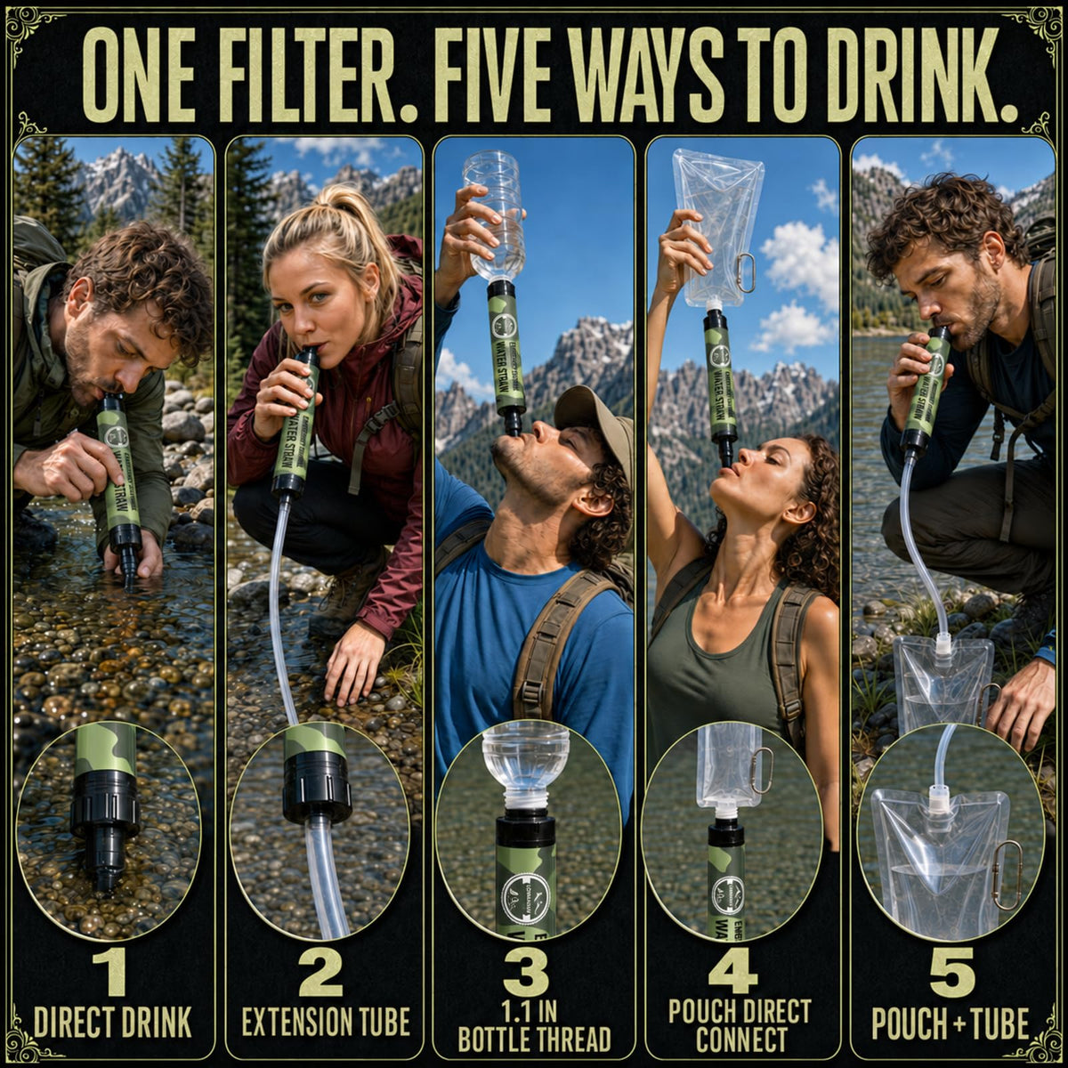 WaterFilterStraw5 (5-Pack Camo / 5 PCS)