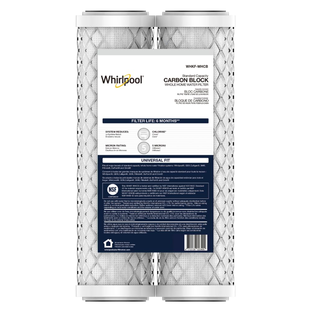 10" x 2.5" Carbon Block Water Filter WHKF
