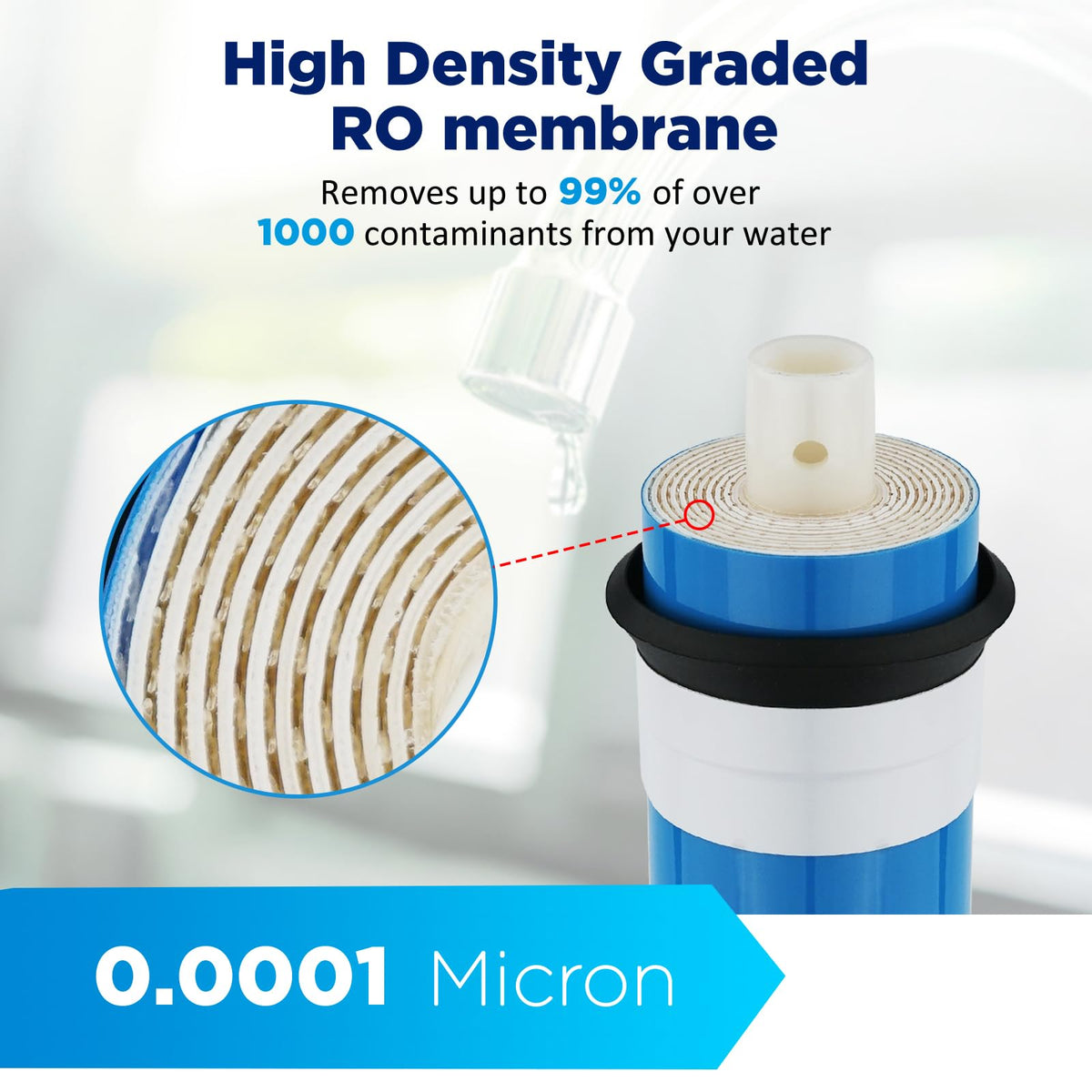 150 GPD Reverse Osmosis Membrane (150 GPD)