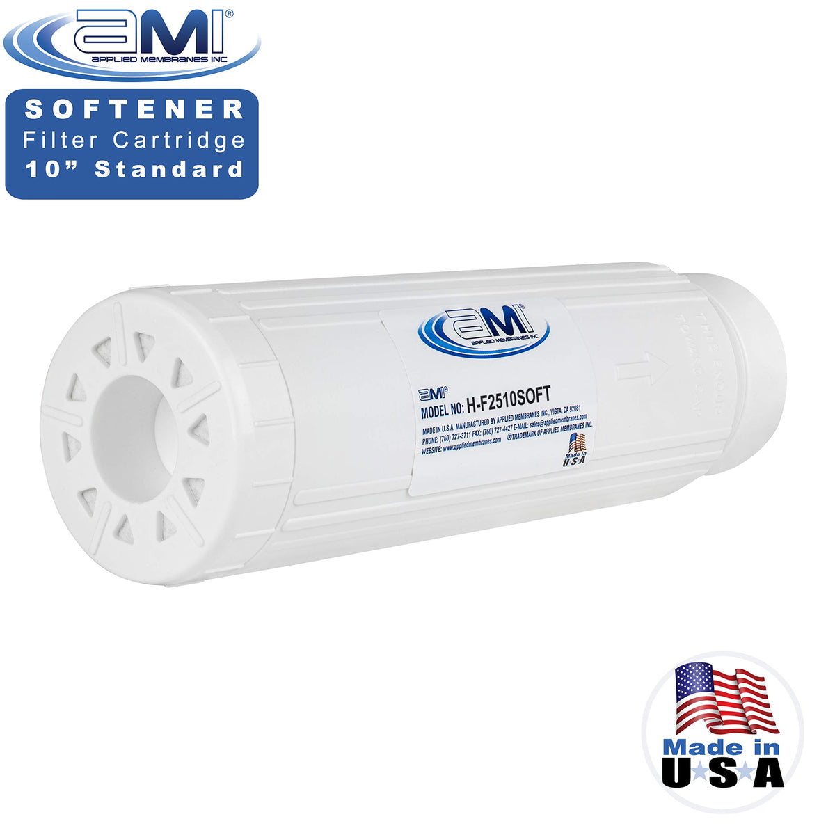 AMI Water Softening Filter Cartridge (10 Inch Standard)