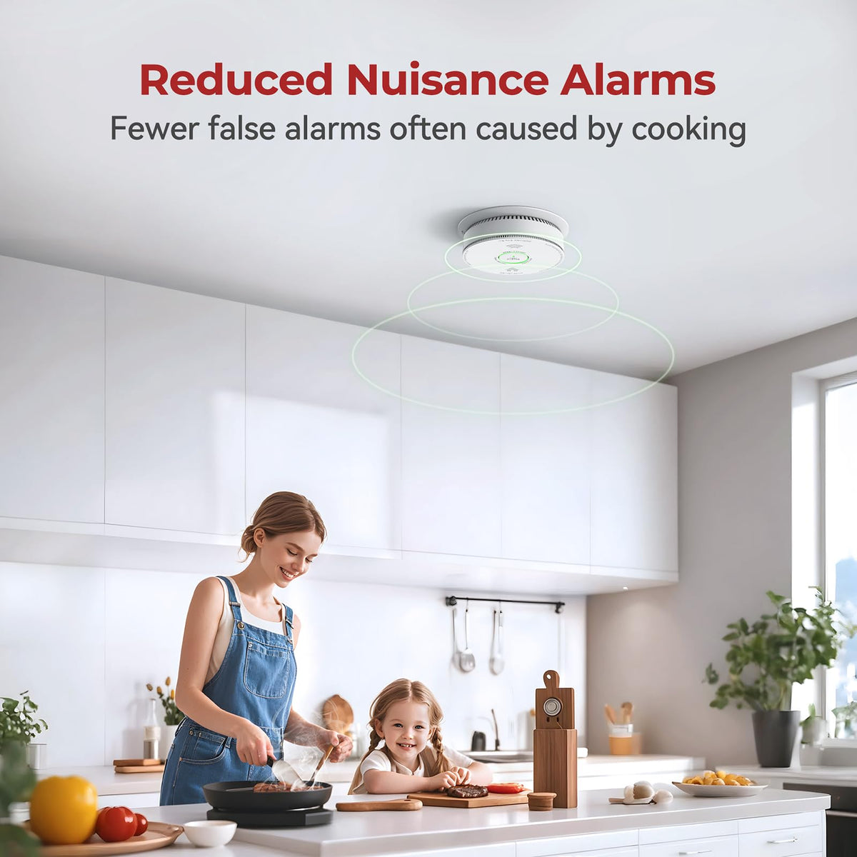 Siterlink Hardwired Smoke Detector and Carbon Monoxide Detector 2 Pack (Hardwired Interconnected Model / 2 Pack)