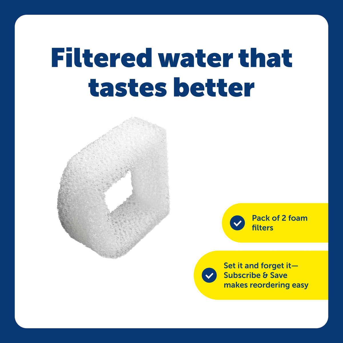 Drinkwell Replacement Foam Filters (0.05 lb - 2 Count)
