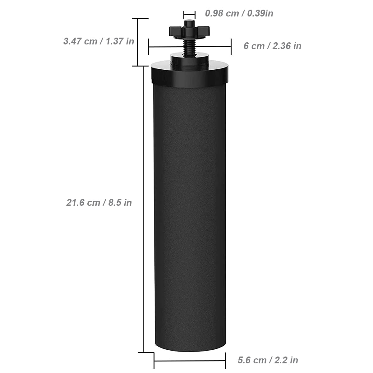 Black Water Filtration System with Fluoride Filters for Purification (Black Filters + Fluoride Water Filters)