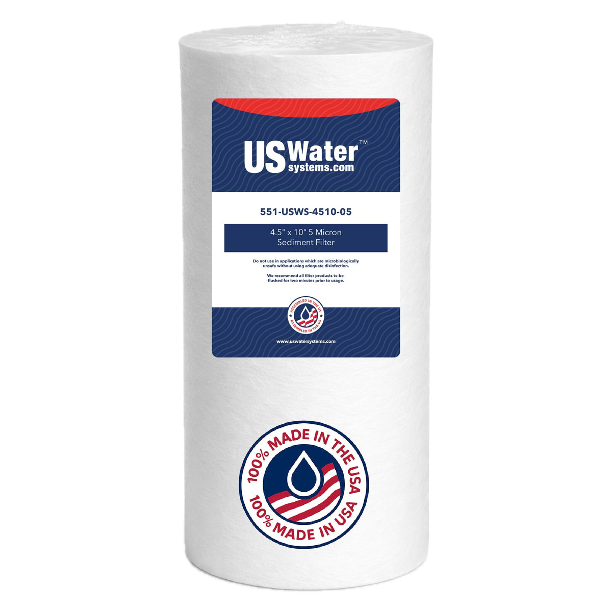 US Water Systems Spun Poly Sediment Filter