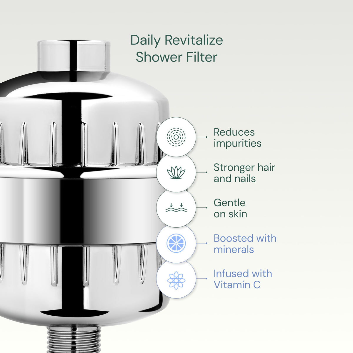 SF100 Daily Revitalize Shower Filter (Chrome)