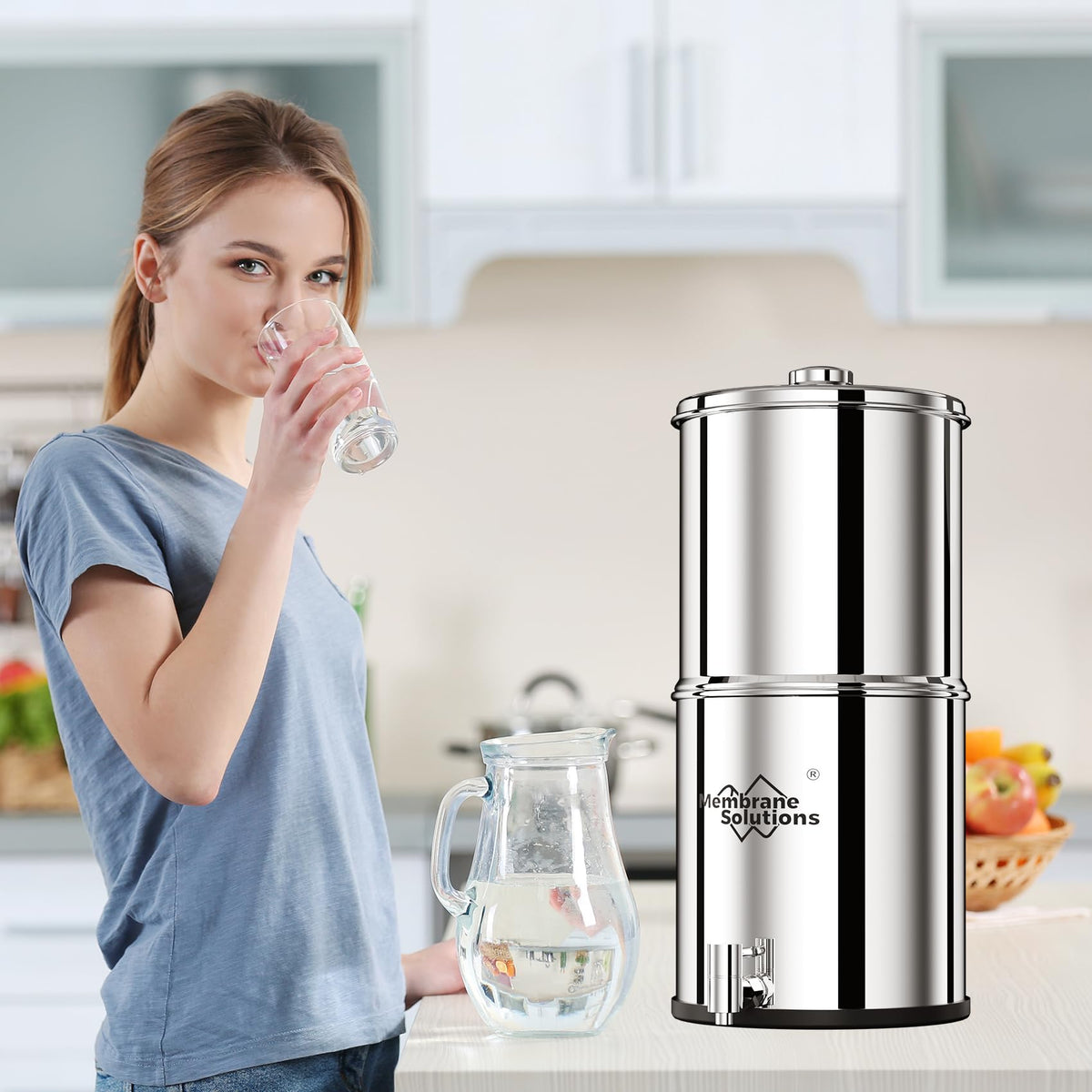 Stainless Steel 2.25 Gallon Water Filter (U3PS)