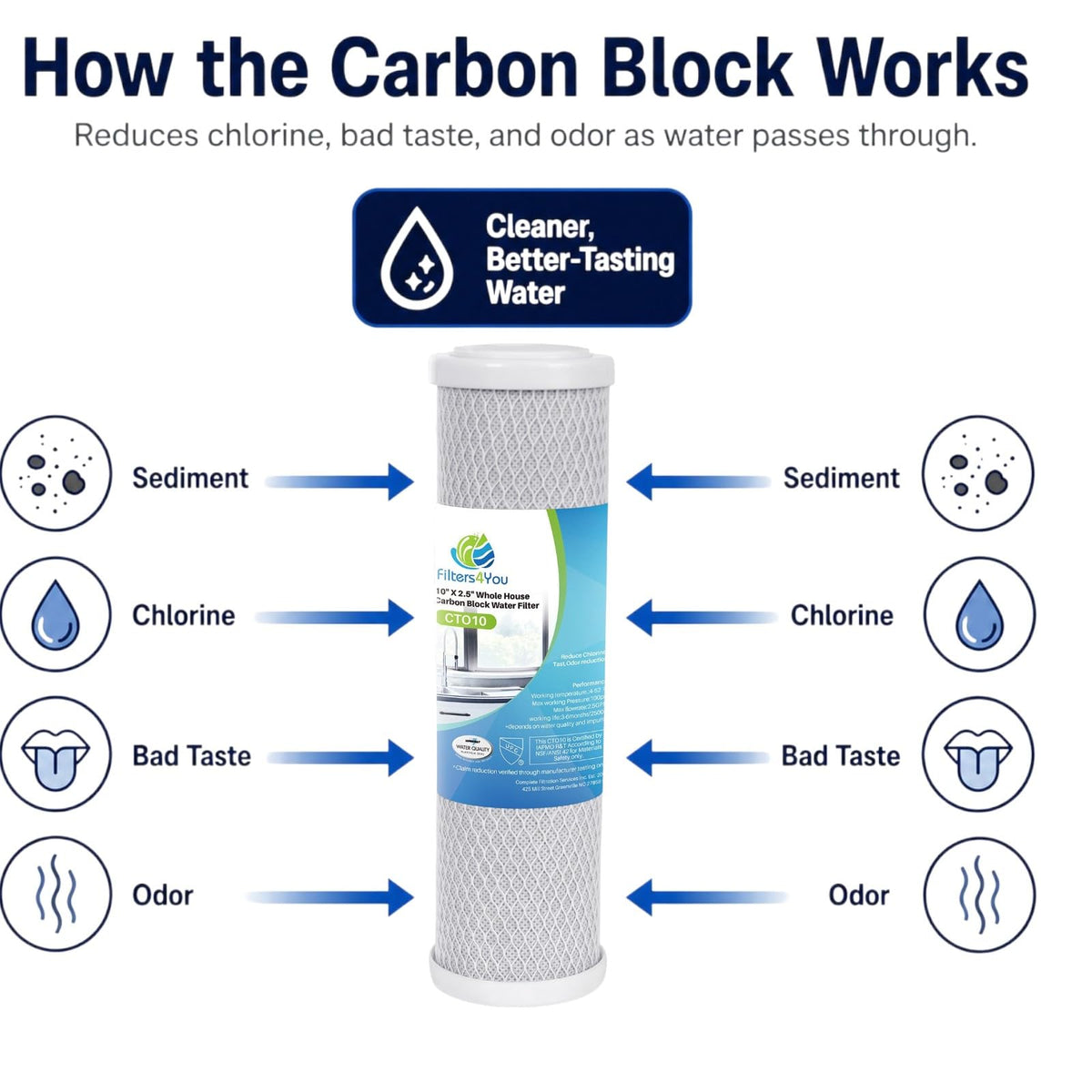 10x2.5 Carbon Block for CCI (1 Count (Pack of 1))