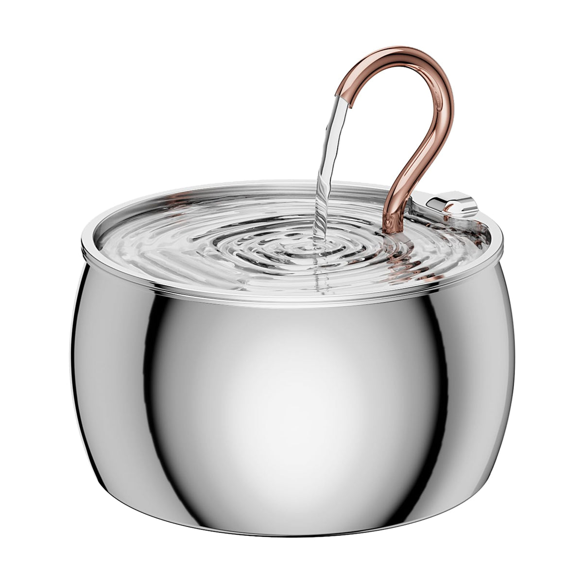 2.5L 84oz Gooseneck Kitty Spout Cat Water Fountain Stainless Steel