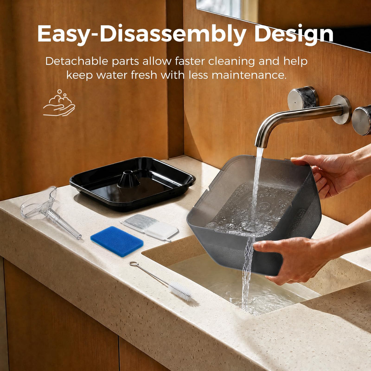 Pet Water Fountain for Large Dogs & Cats