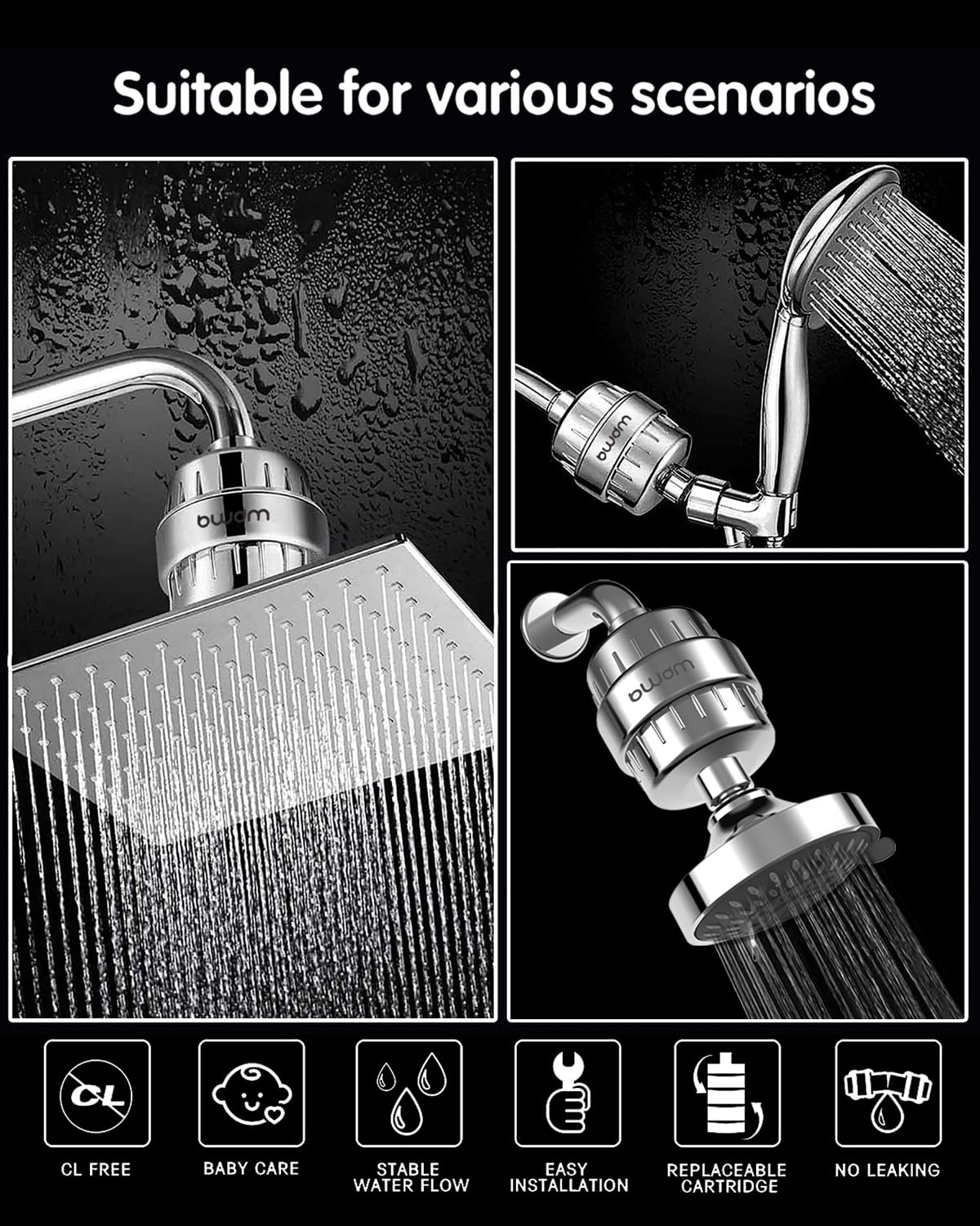 15 Stage Shower Filter Cartridge (Standard Formula)