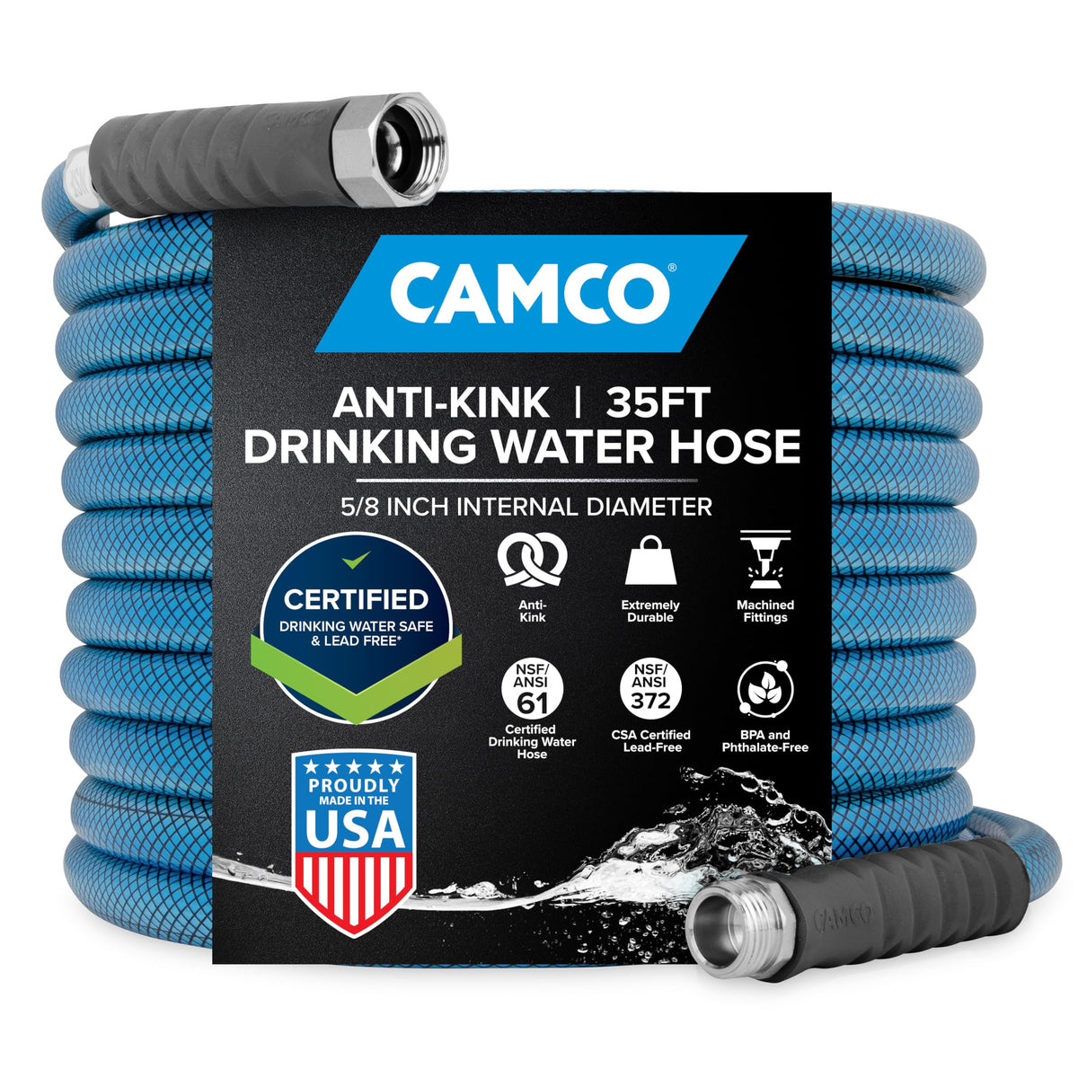TastePURE 35 Foot Premium RV Drinking Water Hose (35 Feet)
