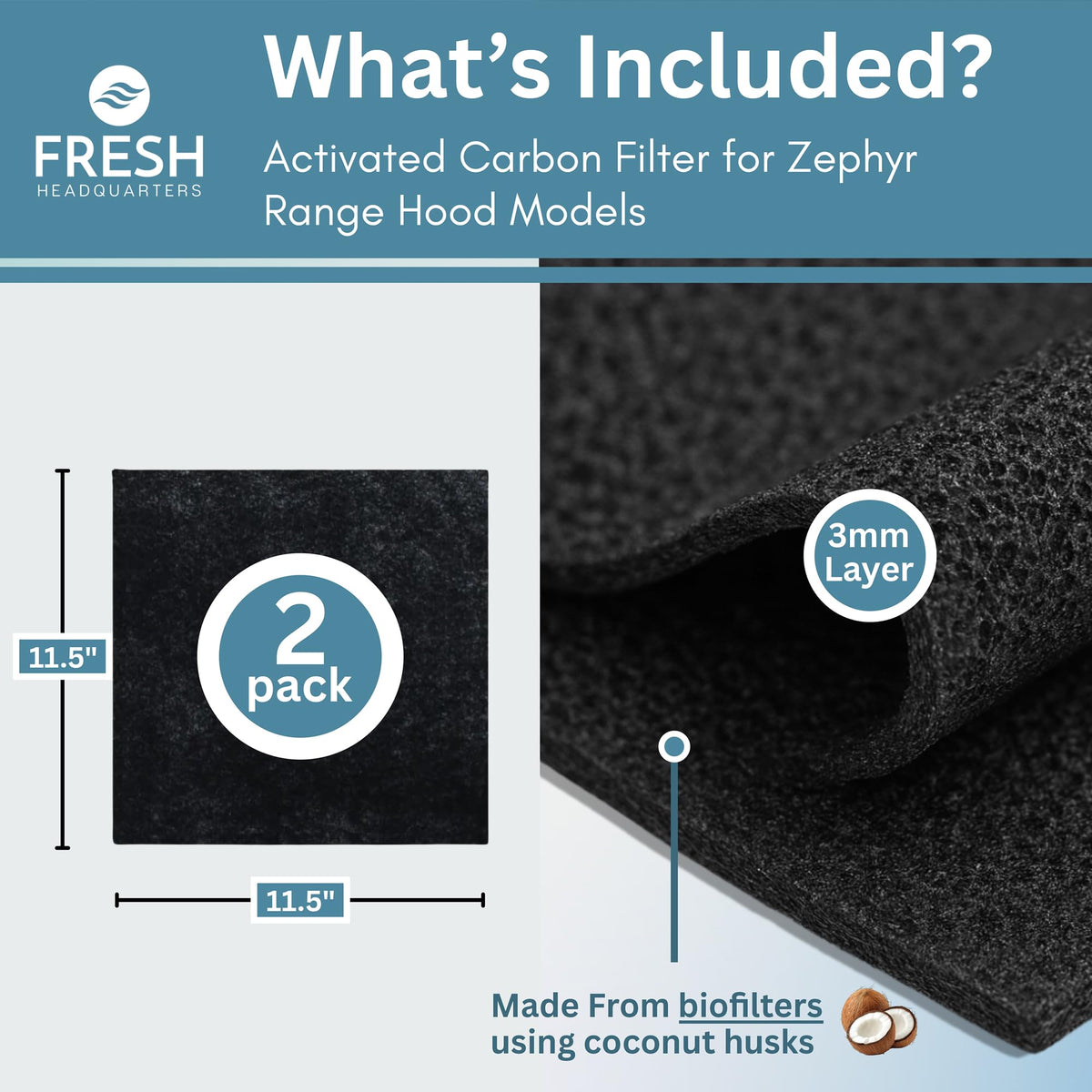 Activated Charcoal Filter For Range Hood