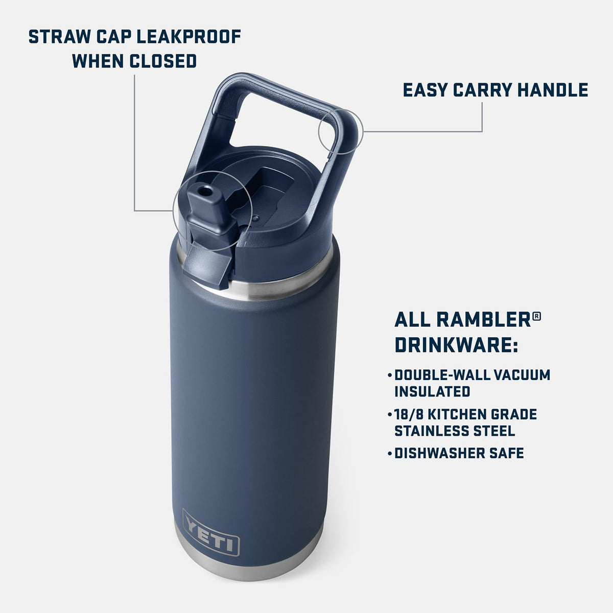Rambler 26 oz Bottle (Harbor Pink)