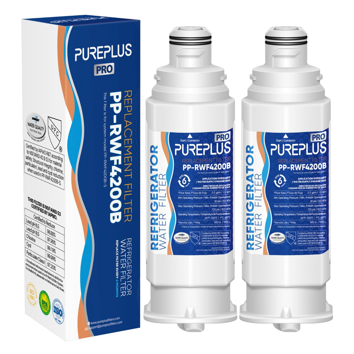 RWF4200B Water Filter Replacement for Samsung DA97 (2 Count (Pack of 1))