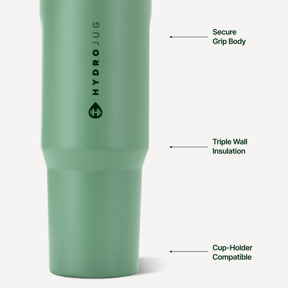 Sport 32 oz Insulated Stainless Steel Water Bottle (Sage / 32 Ounces)