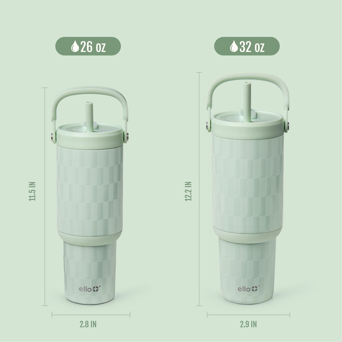 Oasis Go+ 32oz Insulated Stainless Steel Tumbler with Straw (32 Ounces / Jadeglow)