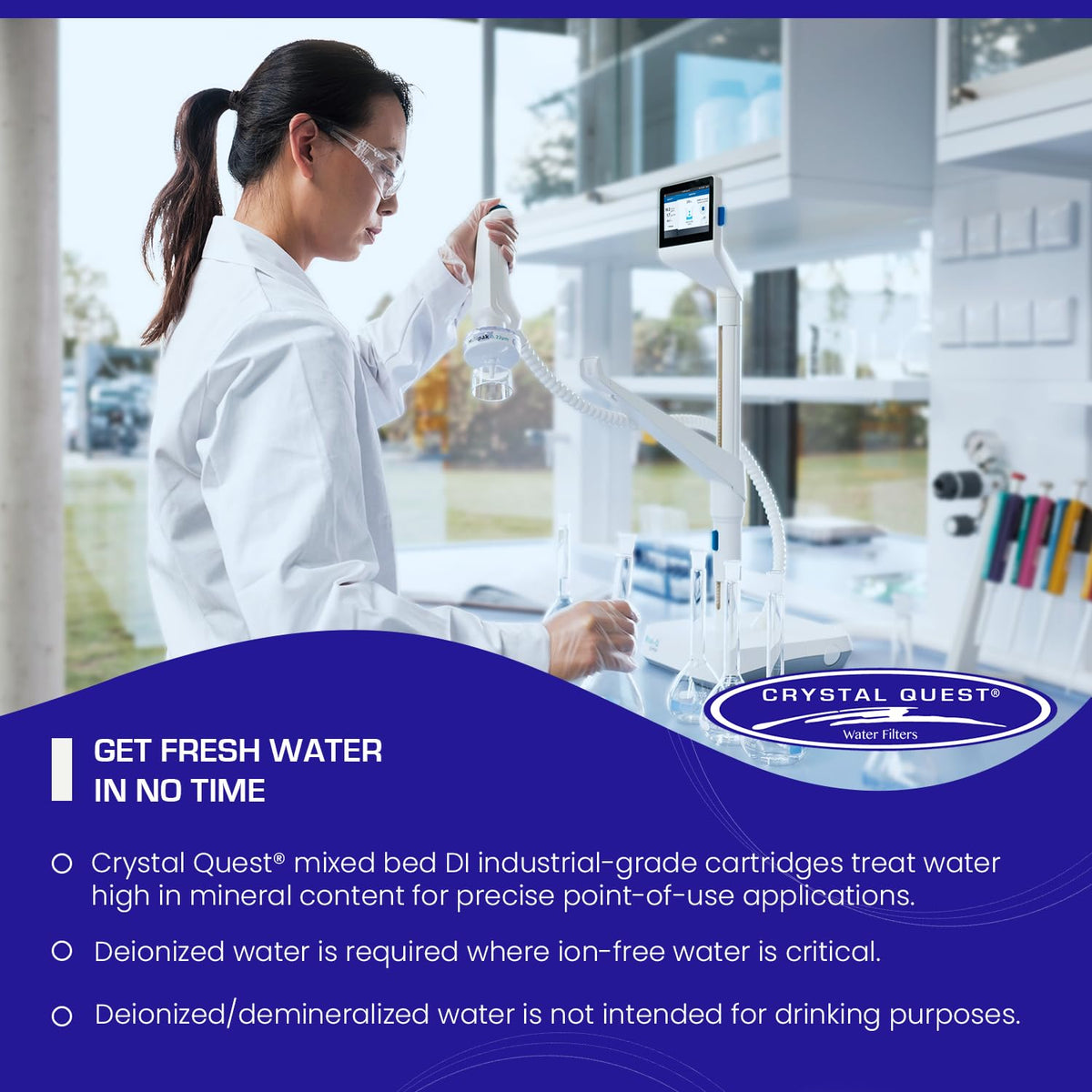 Demineralizer Filter Cartridge (Demineralizer / 2-7/8" x 20")