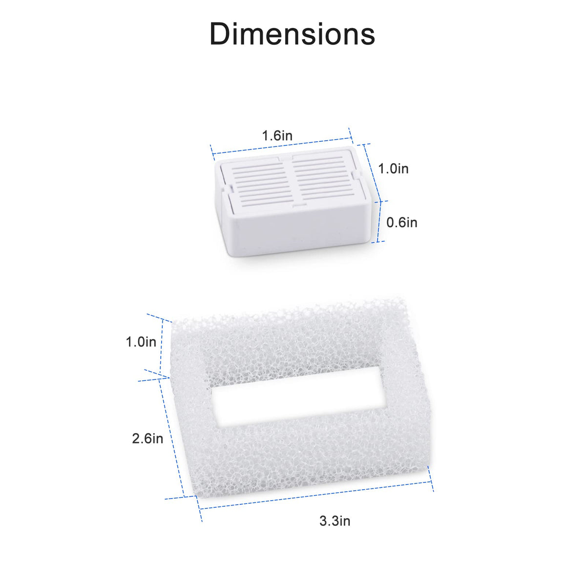 Ceramic Cat Water Fountain Filter Replacement