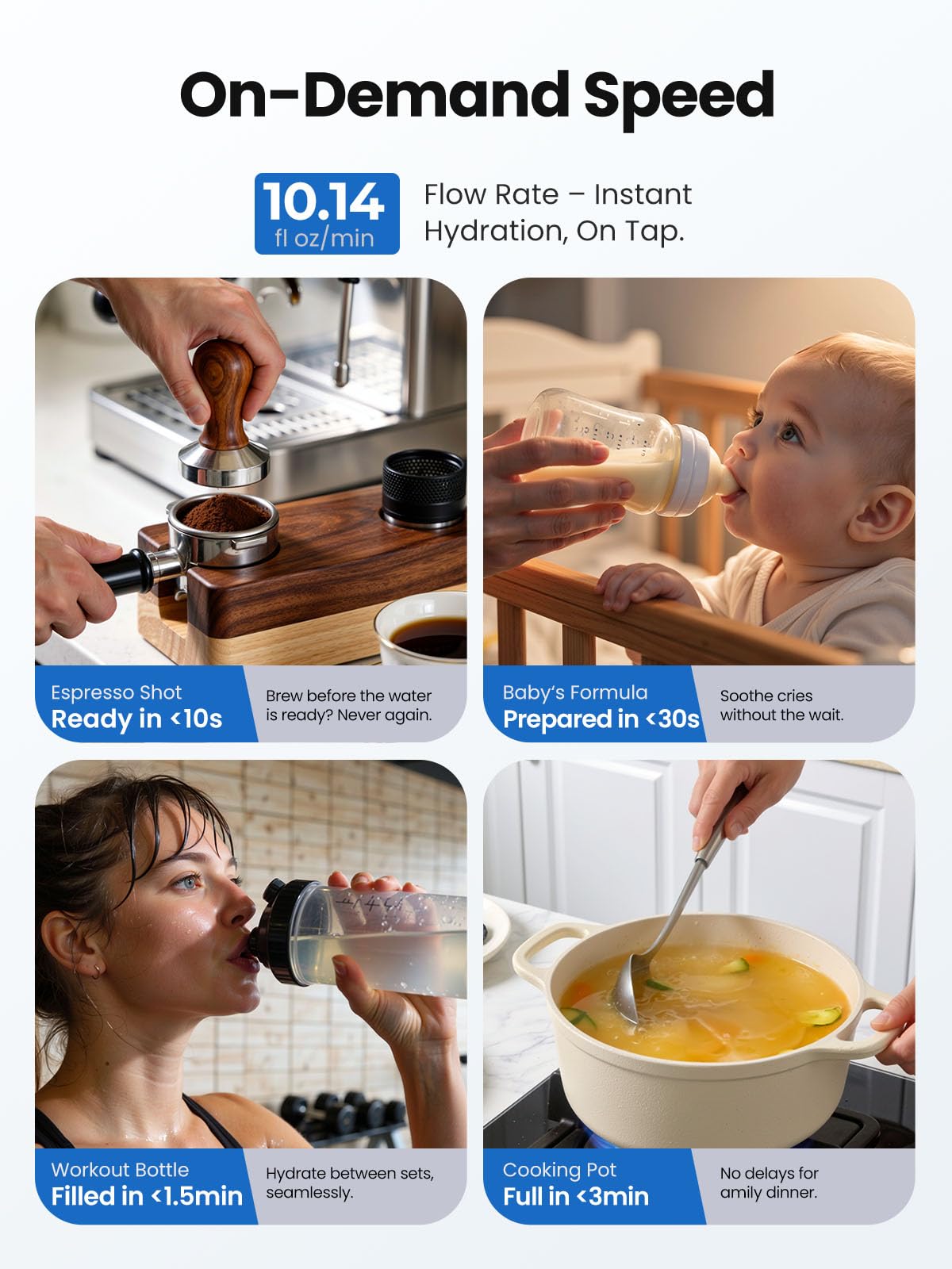 R9 Pro Countertop Reverse Osmosis Water Filter (Gray)