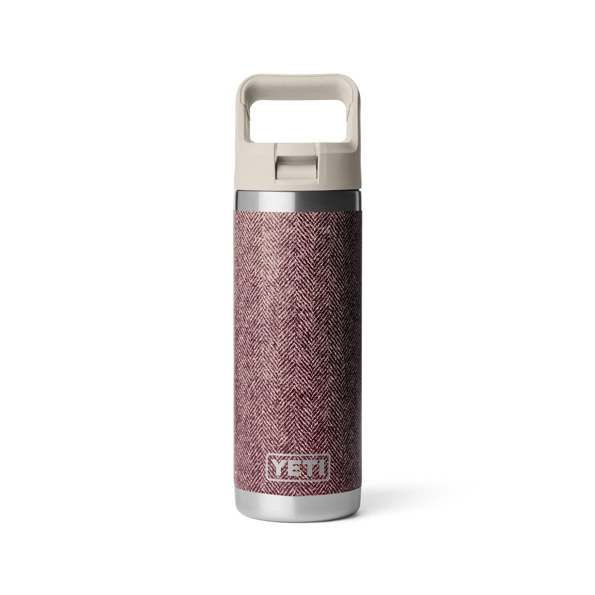 Rambler 18 oz Bottle (Riverhead Red - Textured)