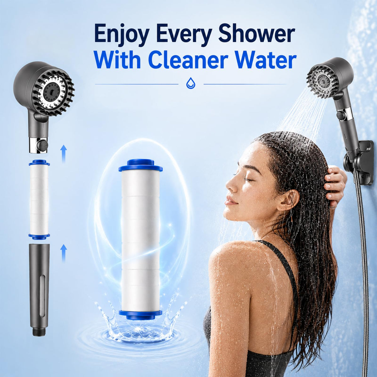 10 20 Pcs ShowerHead Filters (2.36in/6cm / B20*pc)