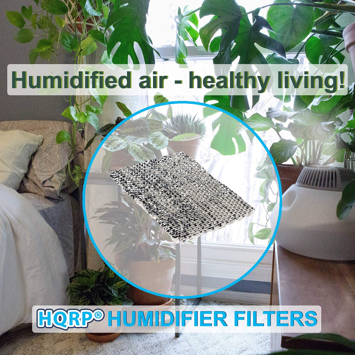2 Pack Wick Filter for Web Humidifying Floor Vent Register (2-pack)