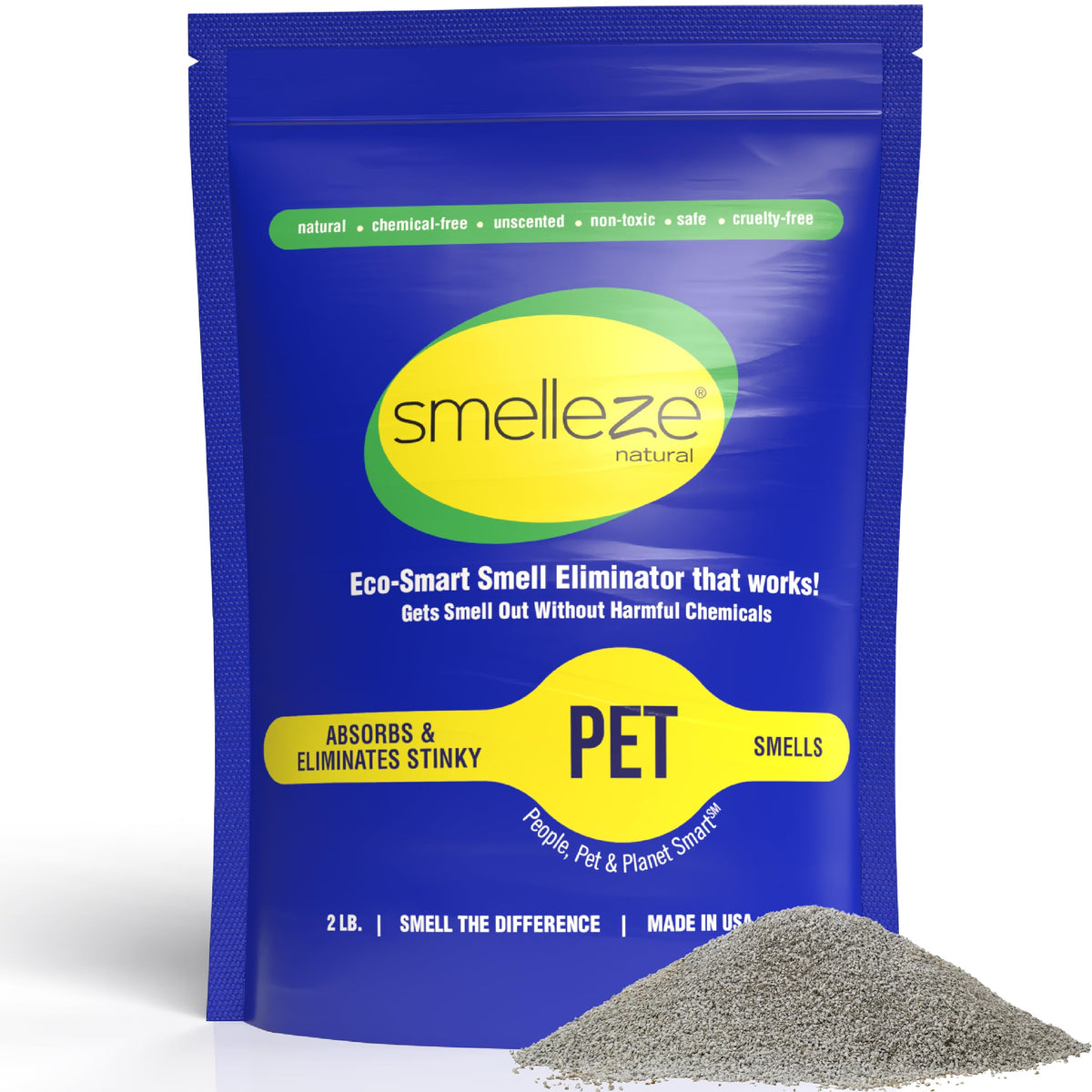 Natural Pet Odor Eliminator Deodorizer Granules (1 Ounce (Pack of 1))