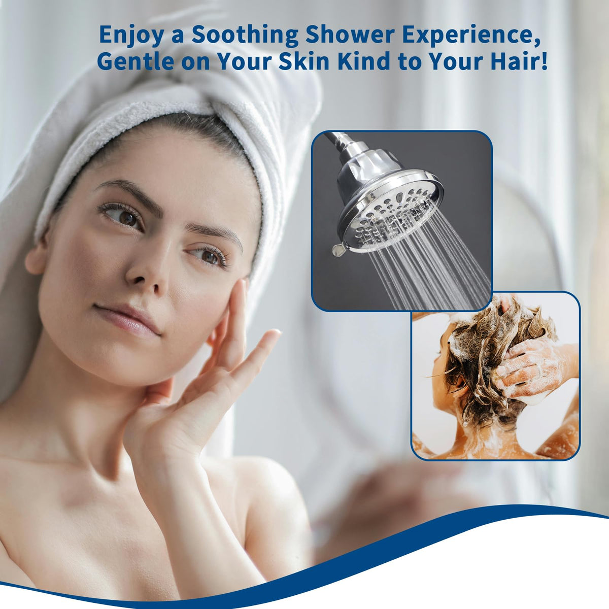 Filtered Shower Head (5.5 Inch-2.5GPM)