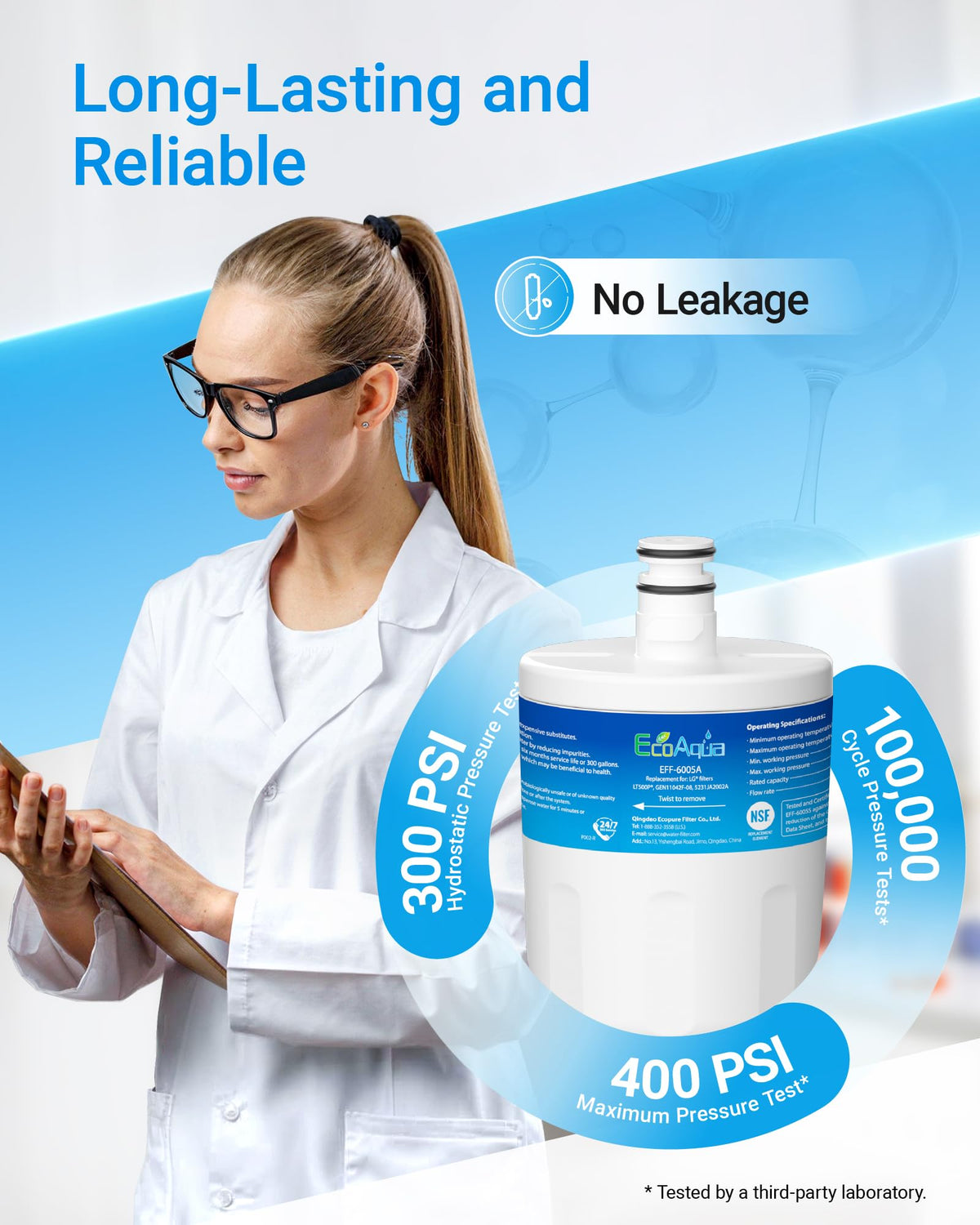 5231JA2002A Refrigerator Water Filter (1 Count (Pack of 1))