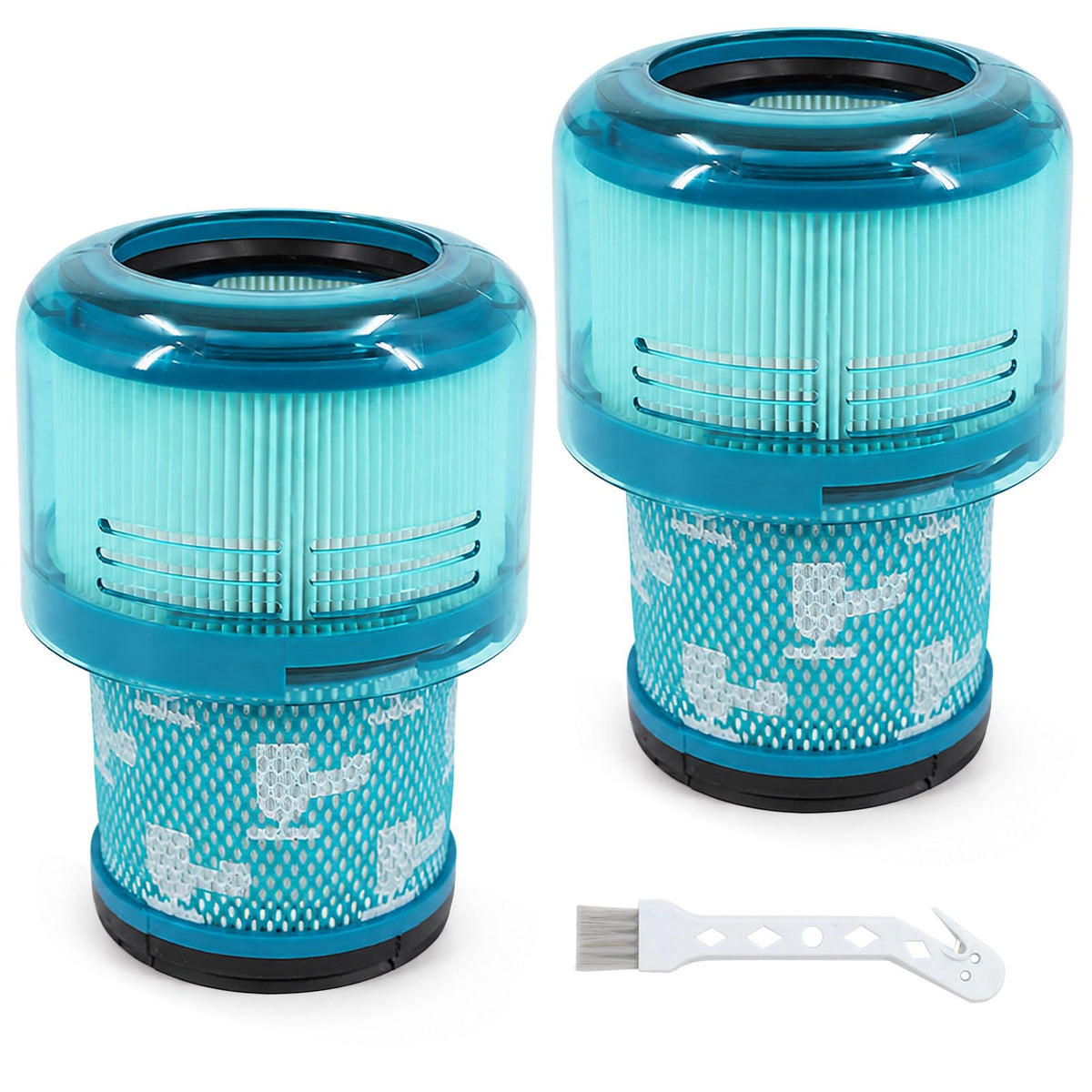 V12 Vacuum Filter Parts Compatible with Dyson V12 (V12 Blue / 2P)