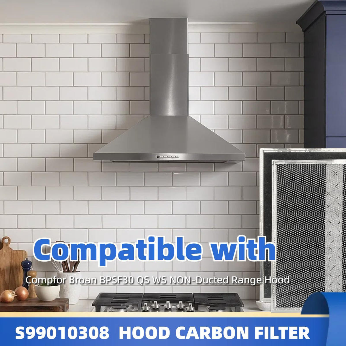 S99010308 BPSF30 for Activated Carbon Range Hood Filter 2