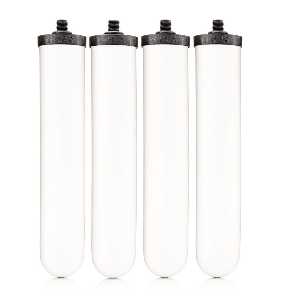 W9123053 ¦ 10" UltraCarb ¦ Authentic Drinking Water Ceramic Replacement Candle Element Filter ¦ 9501 ¦ White ¦ NSF Certified ¦ BSP Thread ¦