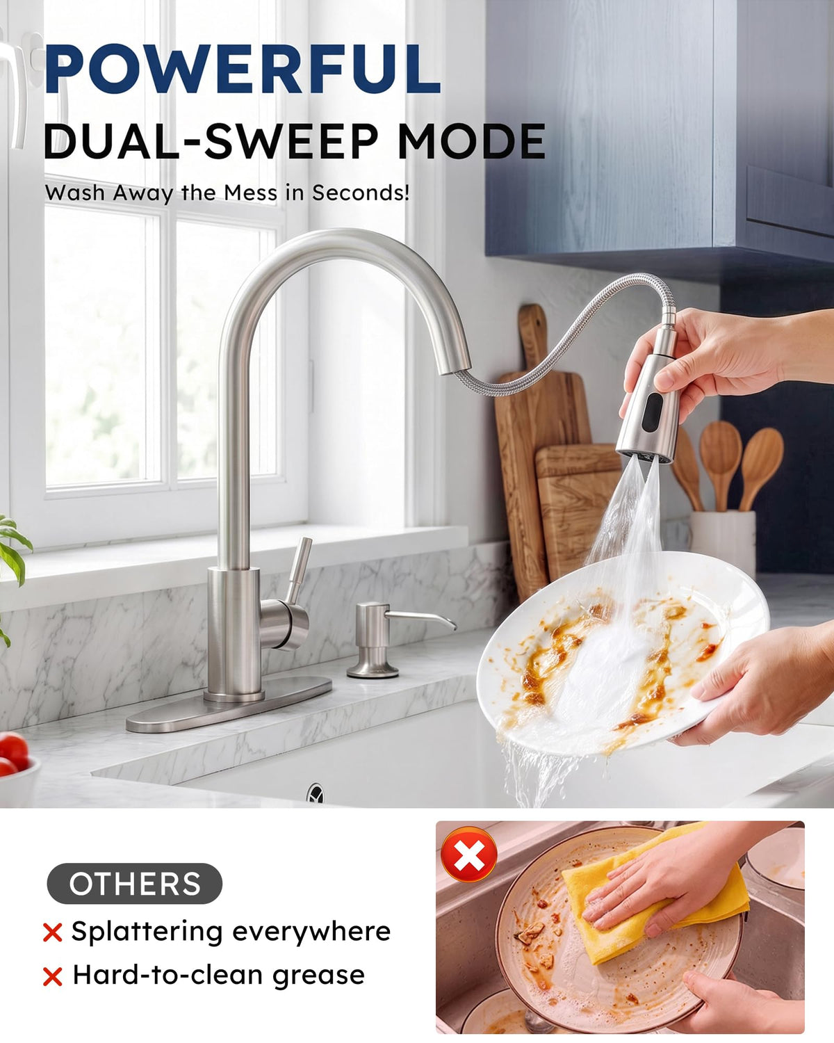 Kitchen Faucet with Soap Dispenser (Kitchen Faucet with Soap Dispenser / A: Brushed Nickel)