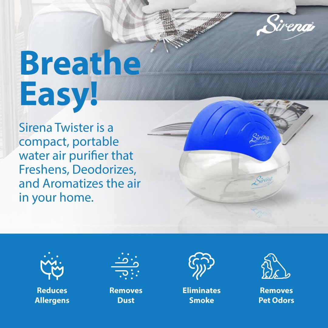 Twister Air Purifier with Water Filter (Blue)