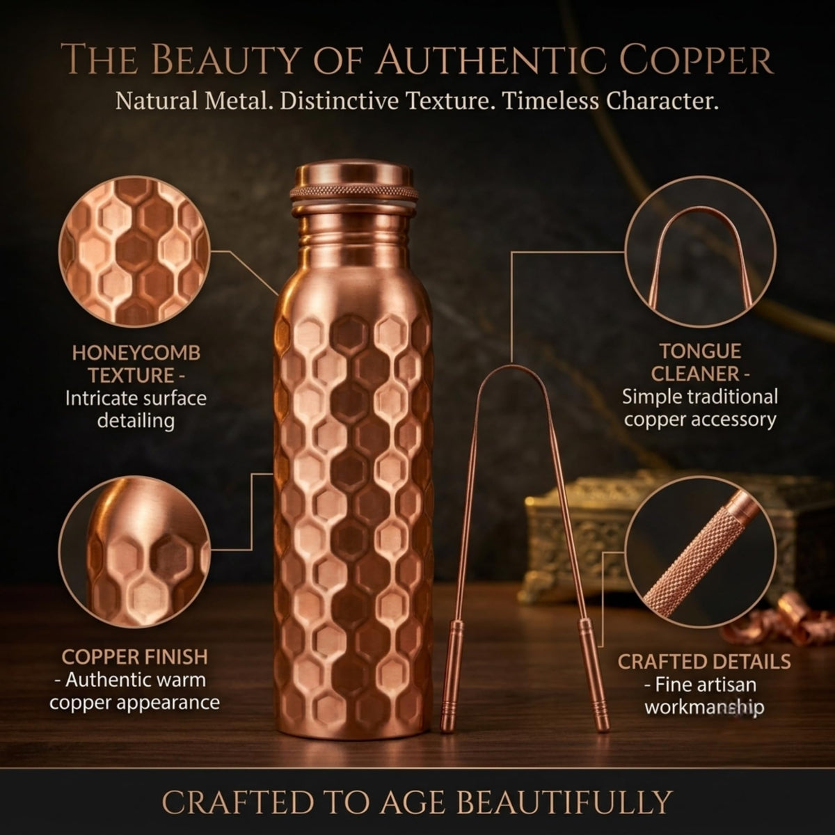 Copper Water Bottle