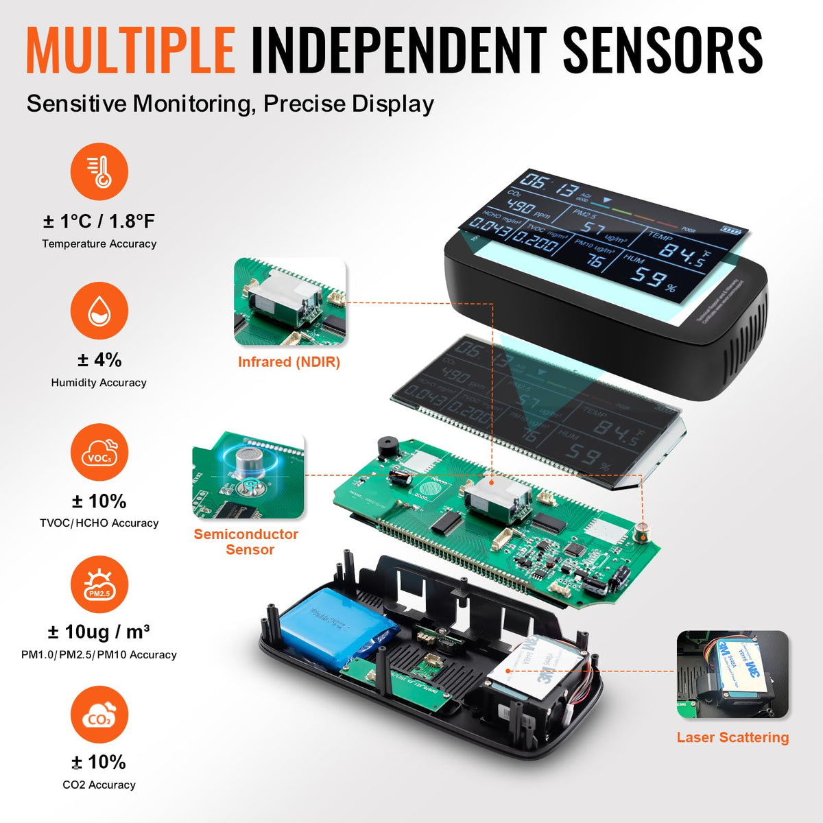 Air Quality Monitor 9 (DM197 9-in-1)