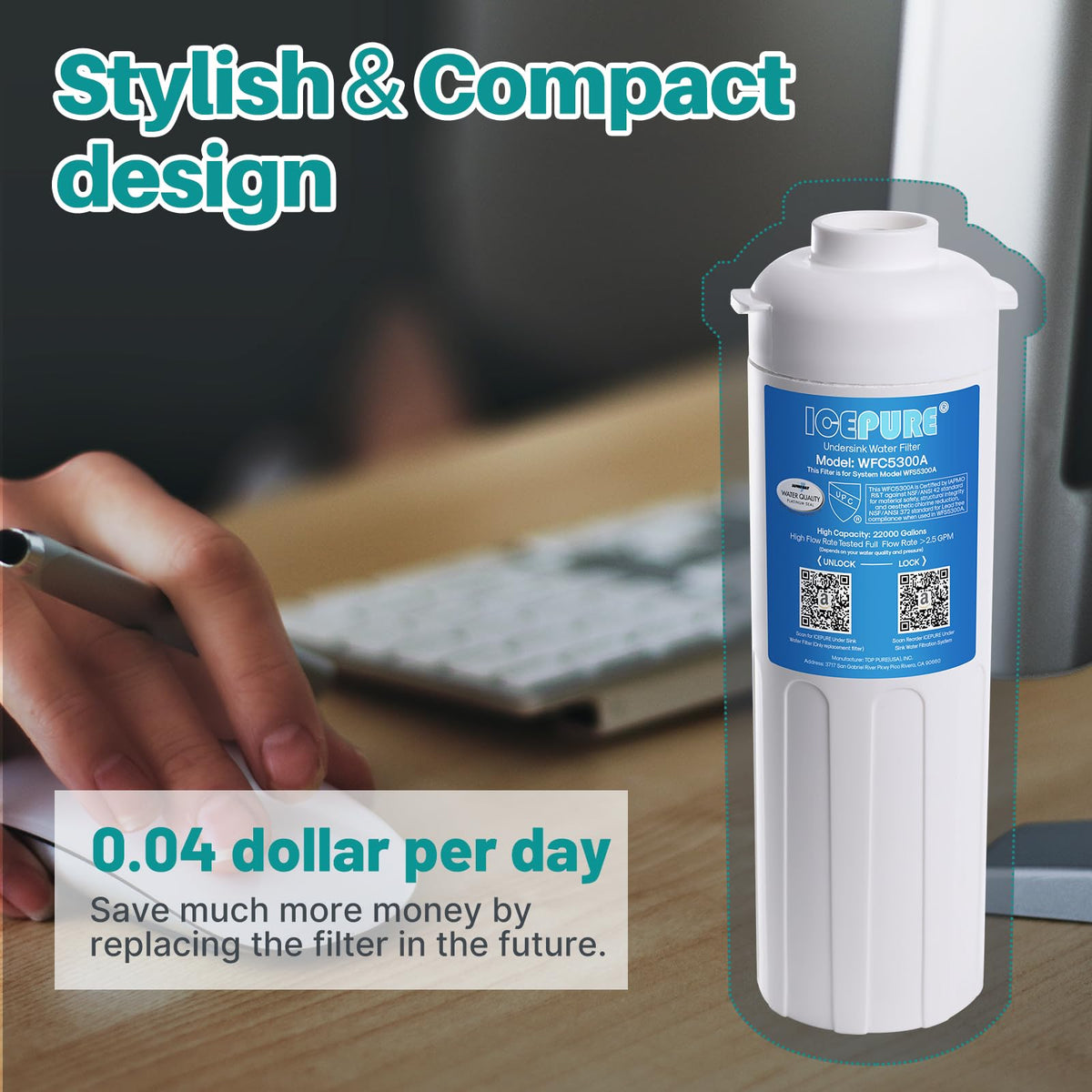 WFC5300A Under Sink Water Filter system