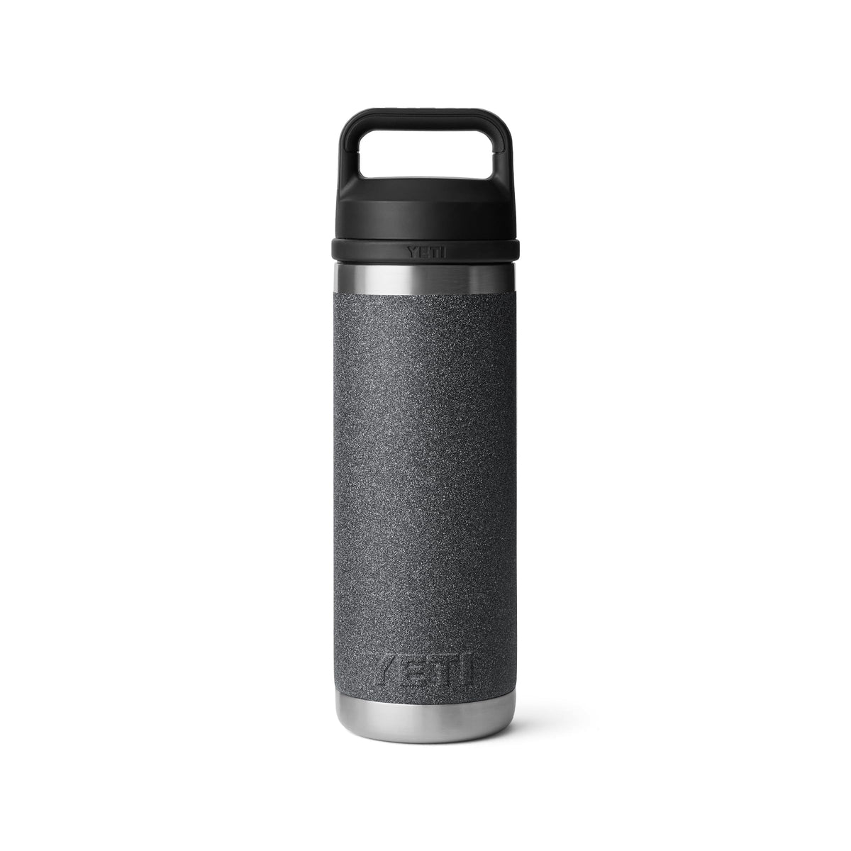 Rambler 18 oz Bottle (Black Stone-Textured)