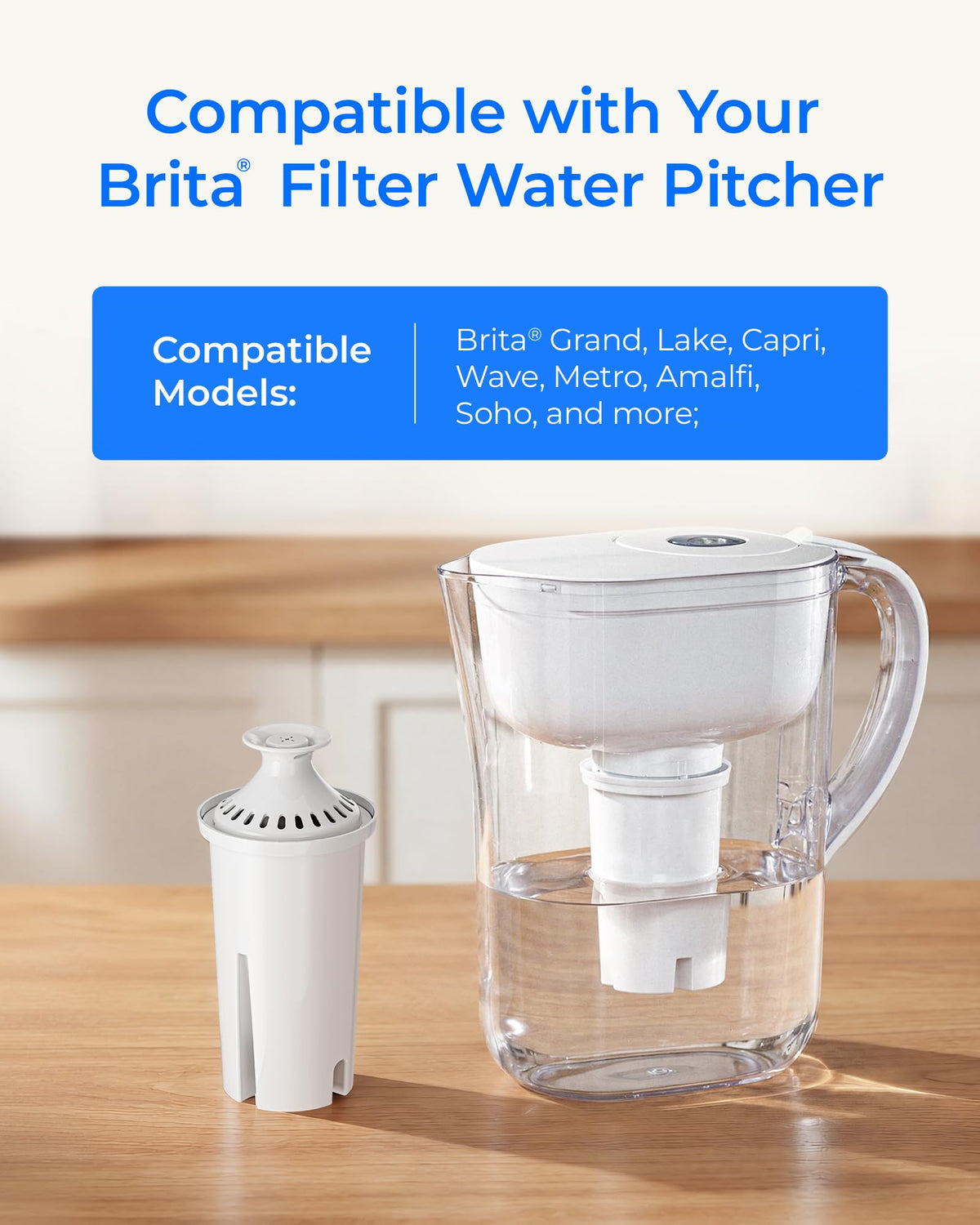 Water Filter Replacement for Brita® Filters Classic OB03