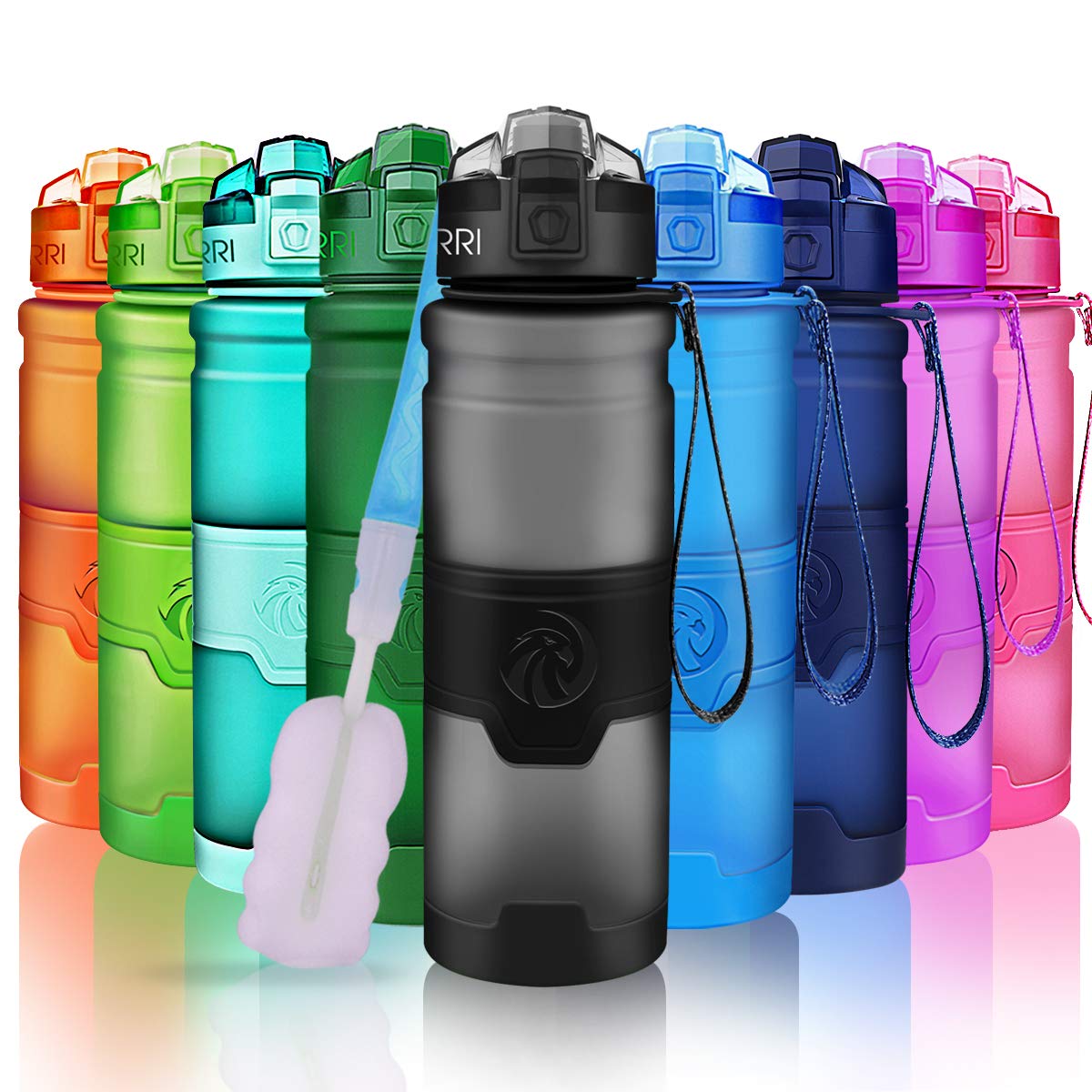Sport Water Bottle Kids (17 Ounces / Grey)
