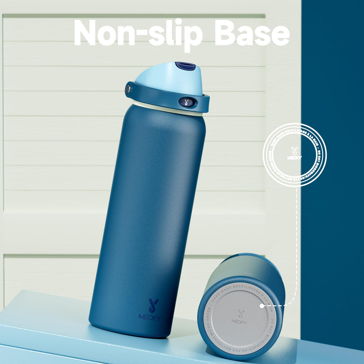 40 oz Insulated Stainless Steel Water Bottle for Men (Denim / 40 Ounces)