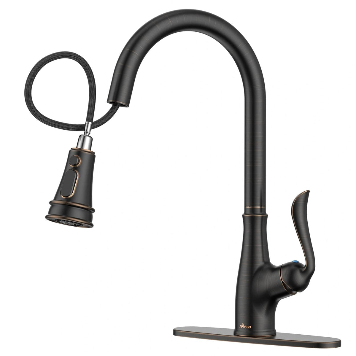 Antique Pull Down Kitchen Faucet with Sprayer Oil Rubbed Bronze (Oil Rubbed Bronze)