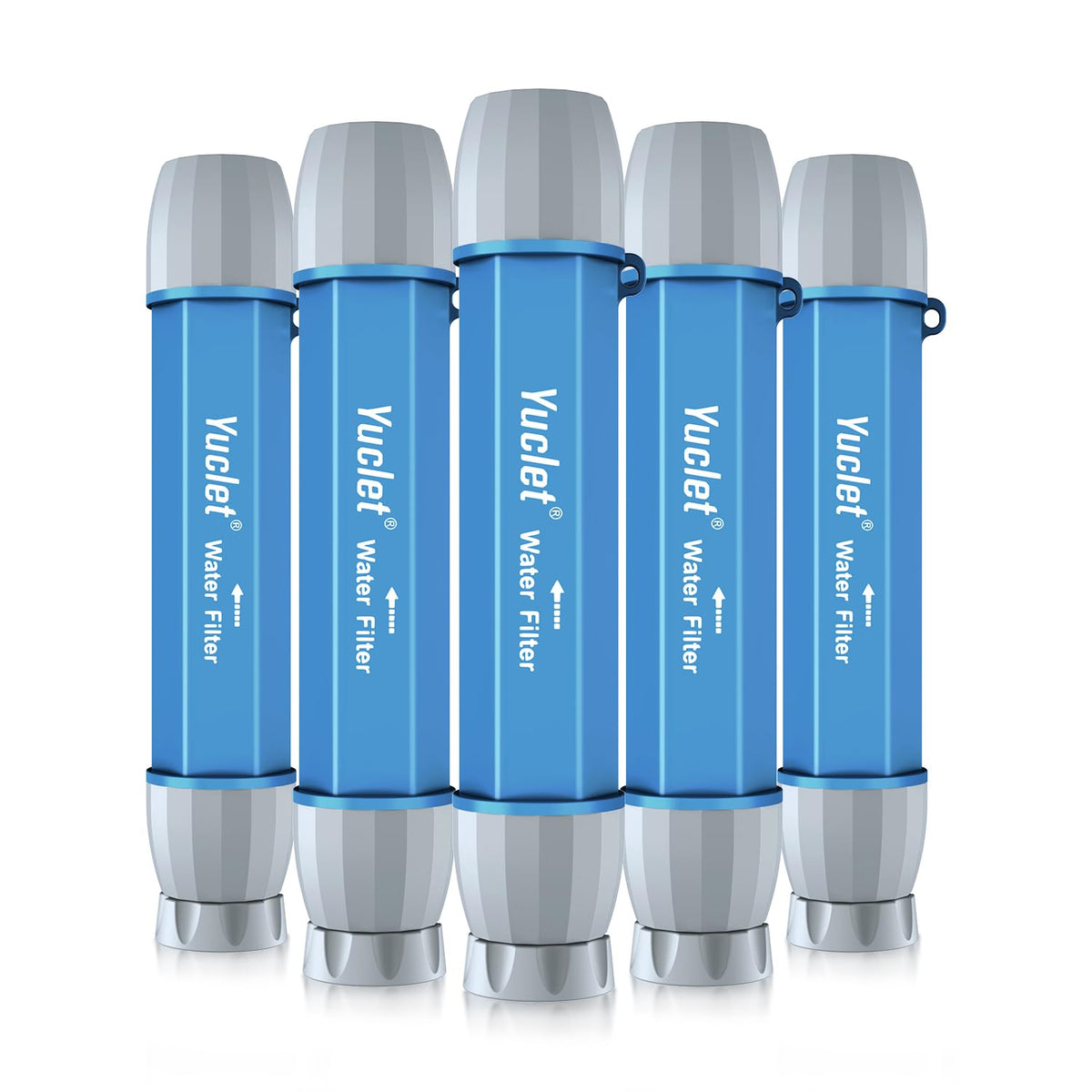 5 Pack Personal Water Filter Straw for Camping
