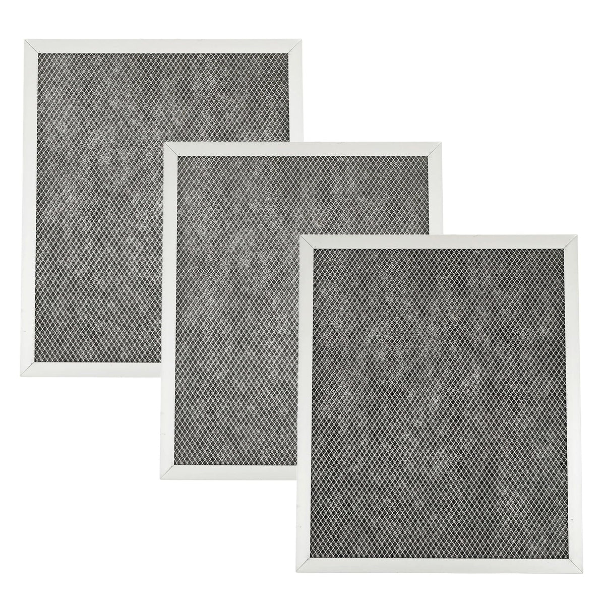 97007696 97005687 Range Hood Filter Replacement Charcoal Carbon Filter Mesh Hood Grease Filter Fit for Broan Nutone 41F (3 Pack)